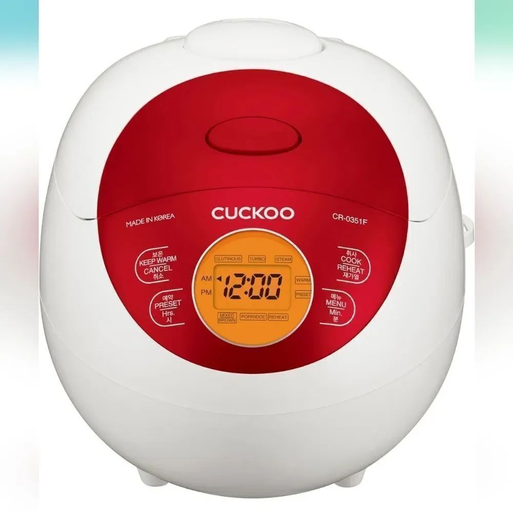 NEW CUCKOO 3-Cup ELECTRIC HEATING SMART RICE COOKER NON-STICK INNER POT REHEAT